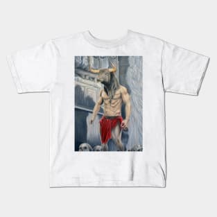 Minotaur creature of Greek Mythology Kids T-Shirt